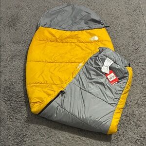 The north face sleeping bag